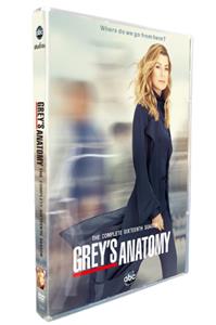 Grey's Anatomy Seasons 16 DVD Boxset